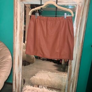 Forever21 Faux Leather Mini Skirt